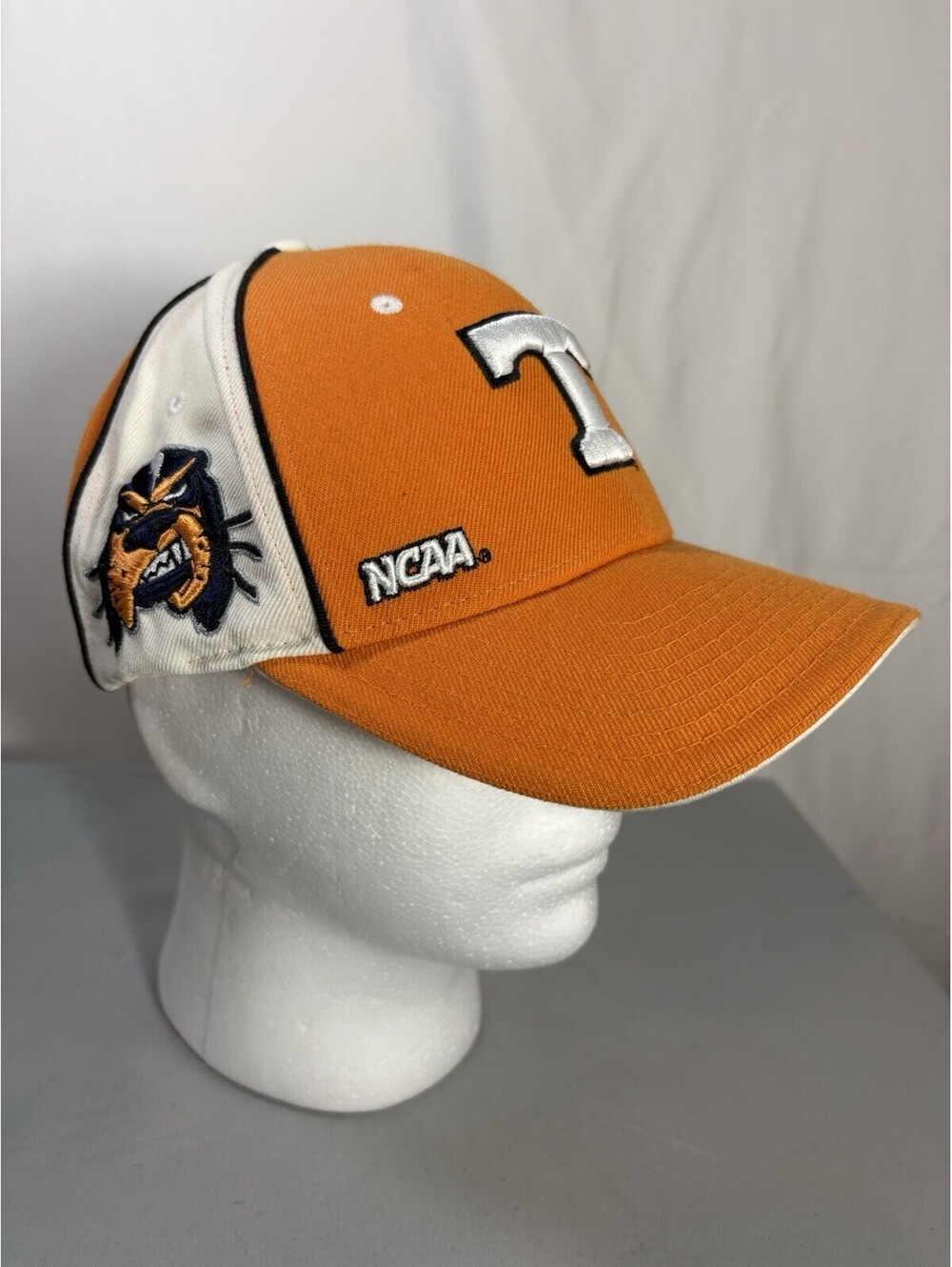 Vtg 90s TN Volunteers Zephyr Wool Blend Smokey Logo NCAA Adjustable Z Hat Cap